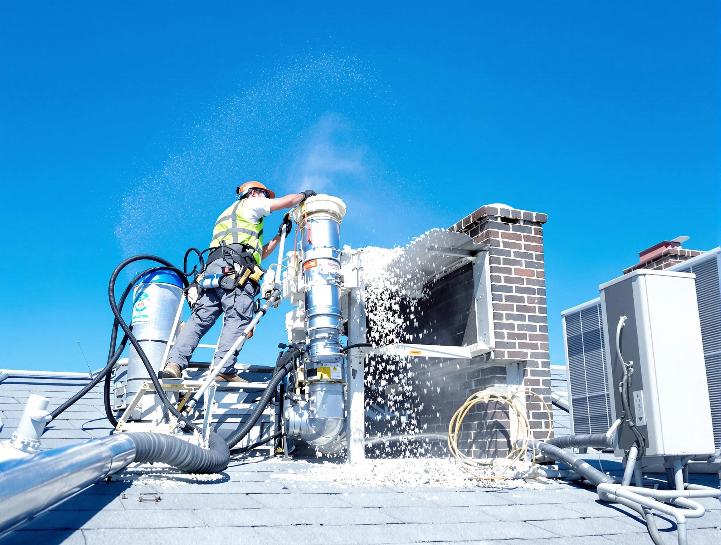 Expert roof dryer vent cleaning by Roswell Dryer Vent Cleaning in Roswell