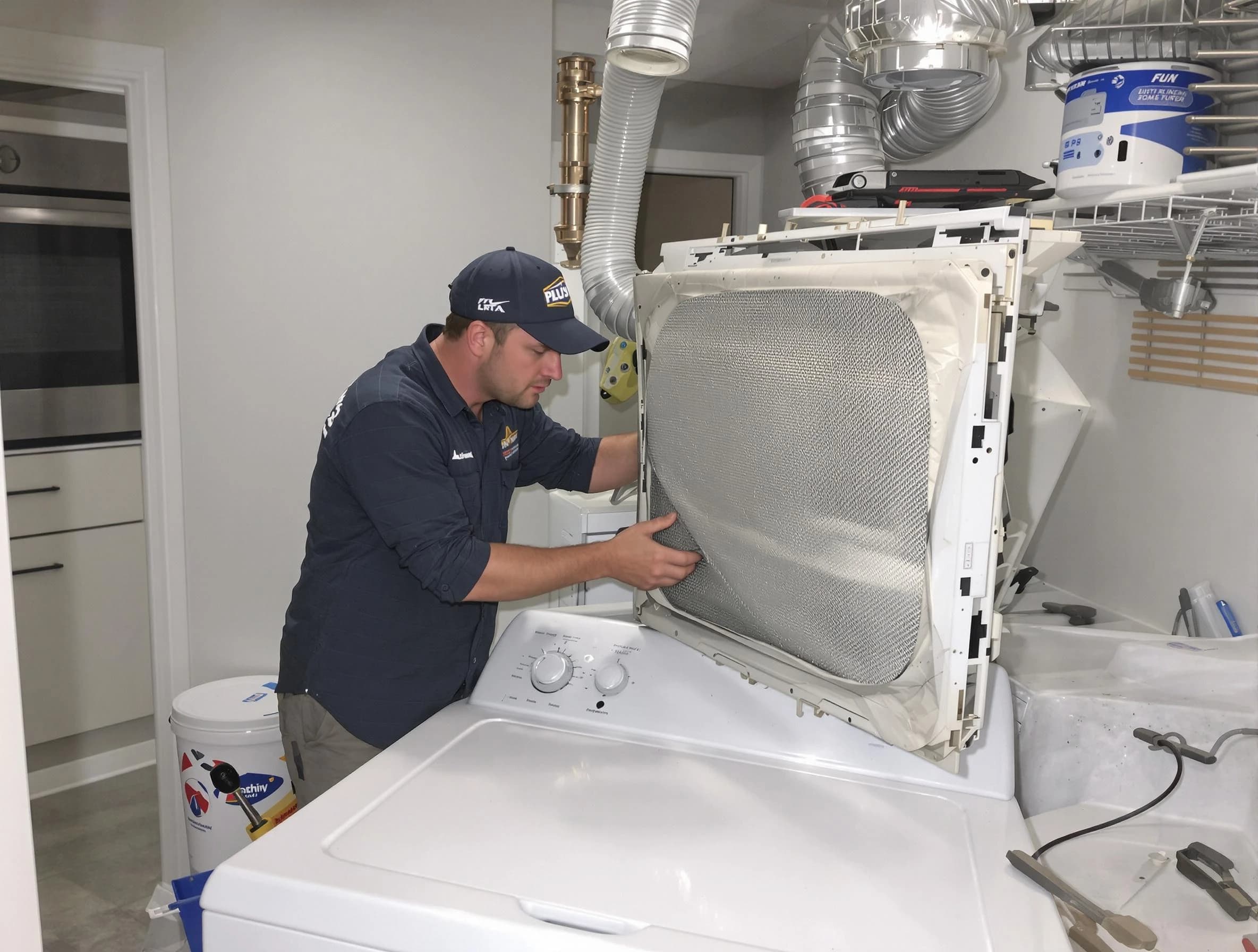 Expert vent cover replacement by Roswell Dryer Vent Cleaning in Roswell