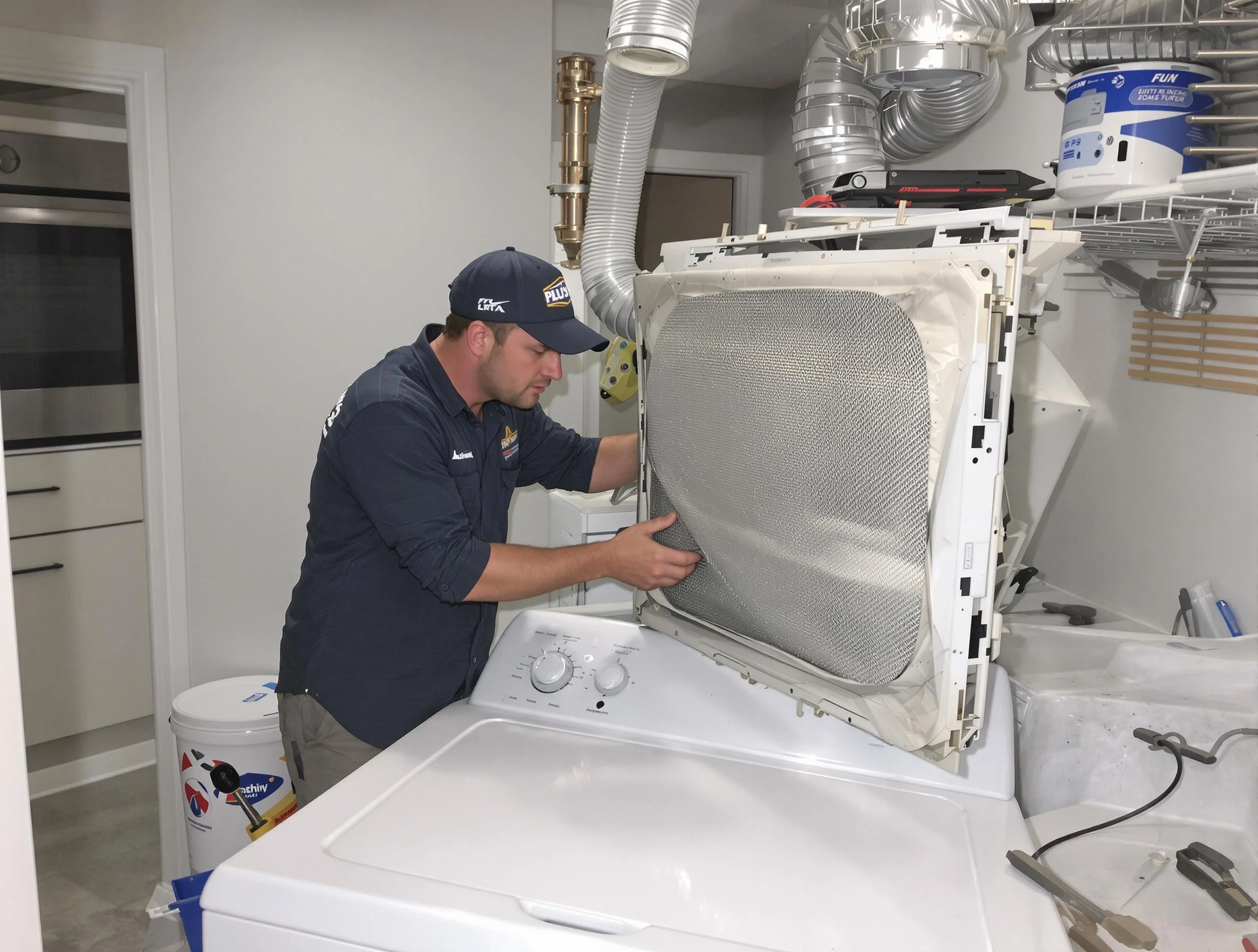 Expert vent cover replacement by Roswell Dryer Vent Cleaning in Roswell