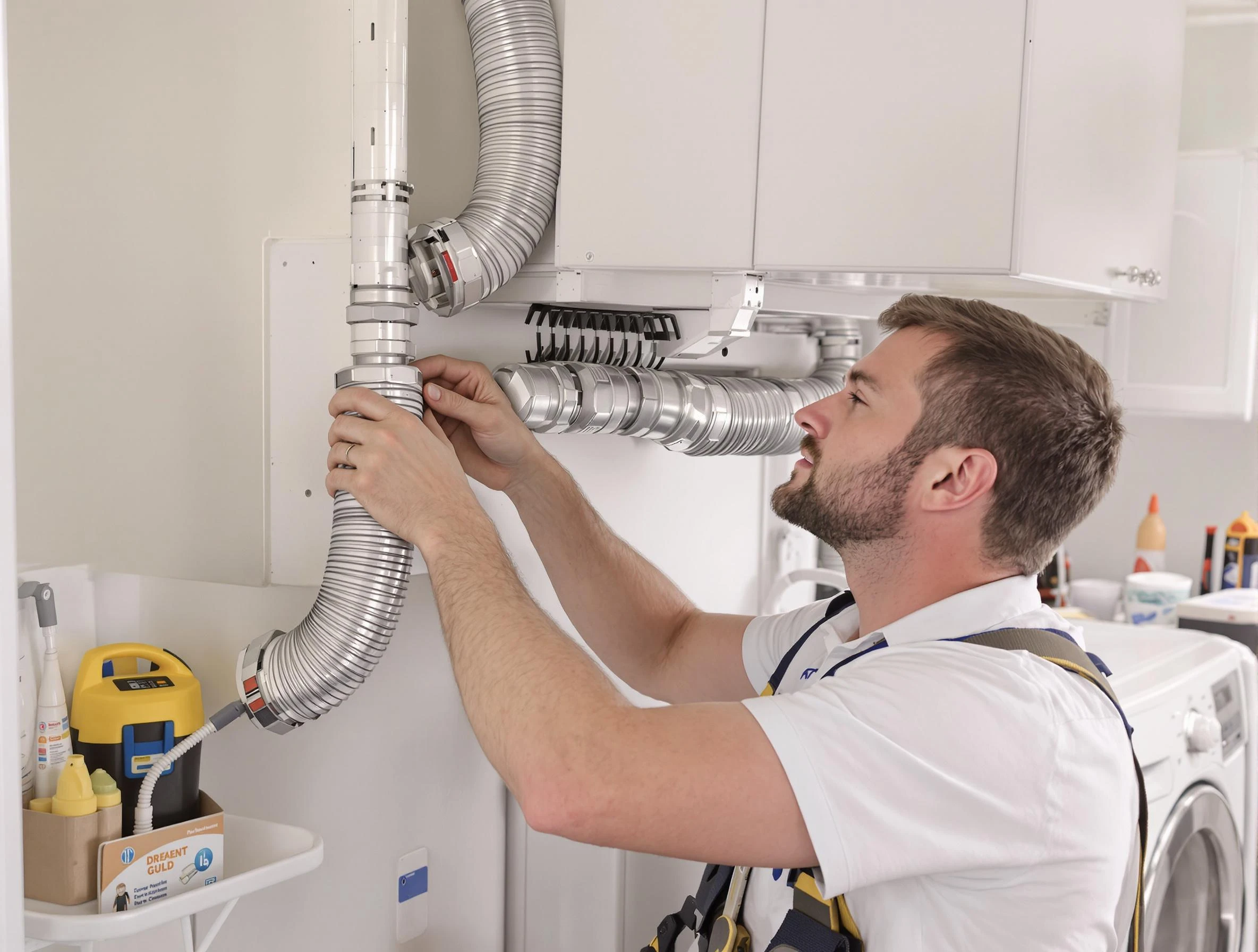 Professional dryer vent repair and installation by Roswell Dryer Vent Cleaning in Roswell