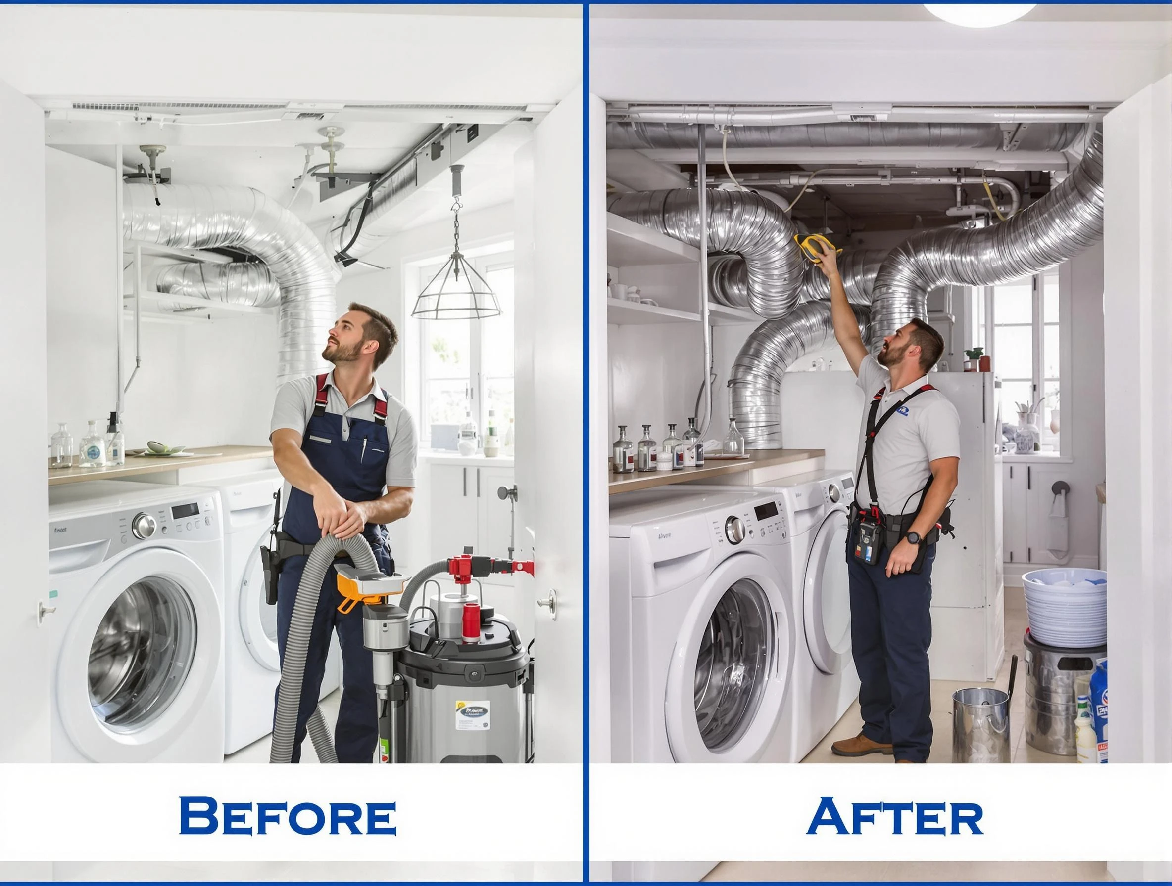 Expert gas dryer vent cleaning by Roswell Dryer Vent Cleaning in Roswell